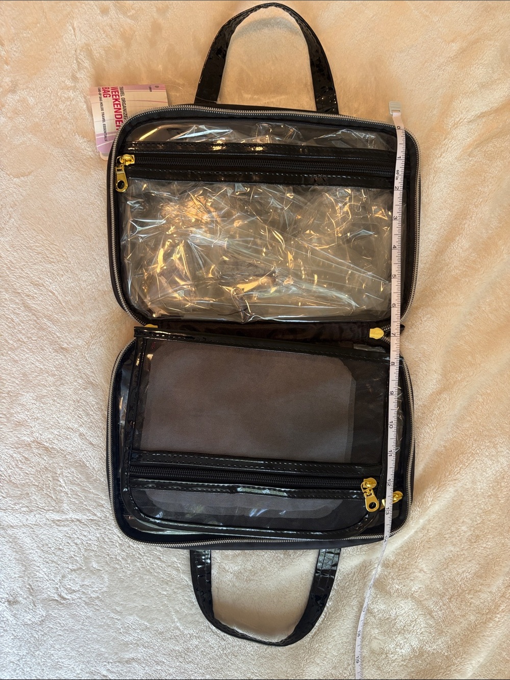 NWT Makeup travel bag with storage